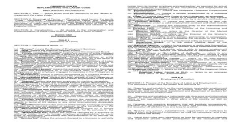 omnibus rules implementing the labor code book 3|IRR of Book III of the Labor Code – atty señorita .